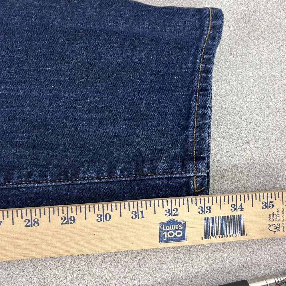 J.Crew Jeans Mens 35x34 Blue Dark Wash‎ Athletic Slim Flex Stretch Reimagined